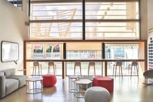 Sede nou barri, Barcelona. Cibernarium 118 studio