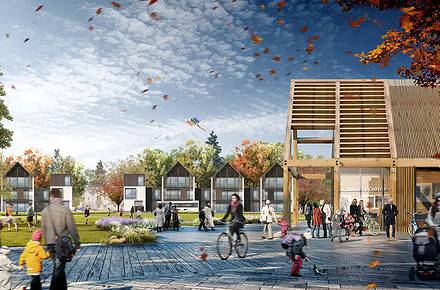 Render 'El pueblo del Futuro'(Broadway Malyan)