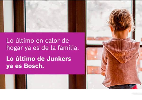 Lo último de Junkers ya es Bosch