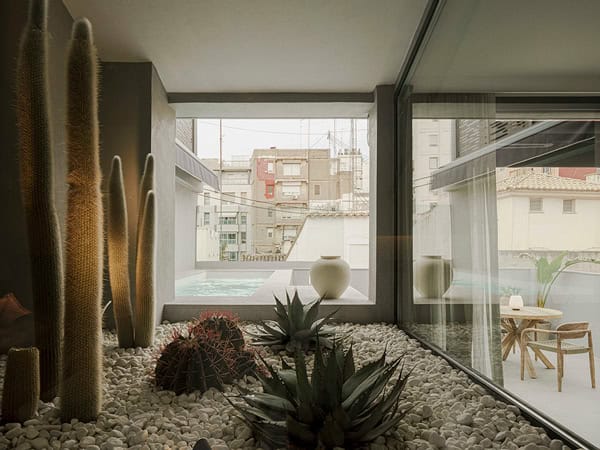 Ático con piscina en el centro de la ciudad, nuevo proyecto de CU4 arquitectura