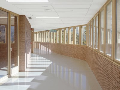 Centro de Atención Primaria (CAP) de Comas-Pont arquitectes. Foto Adrià Goula