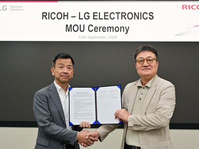 LG y Ricoh se asocian para impulsar la transformación digital B2B