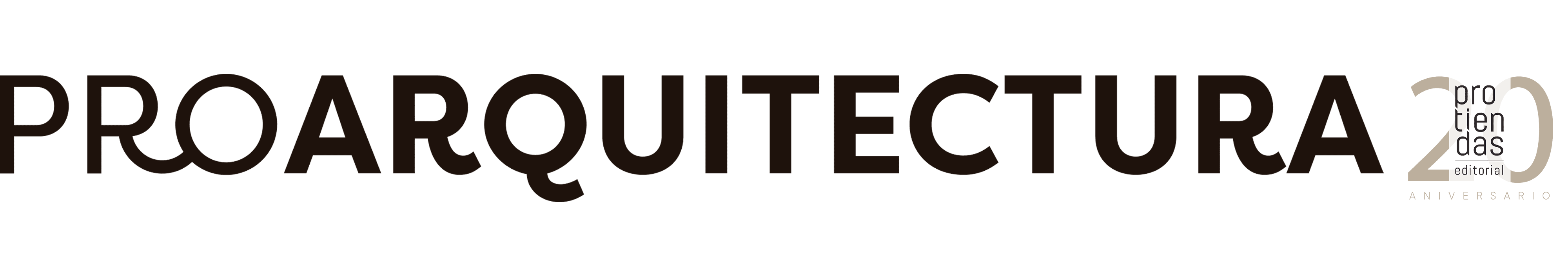 Logo Proarquitectura 20 aniversario