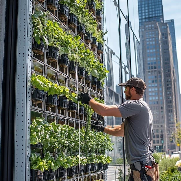 Agricultura urbana vertical
