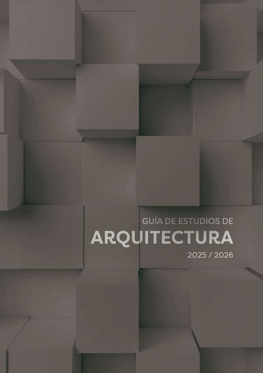 PORTADA GUÍA ESTUDIOS DE ARQUITECTURA 25/26