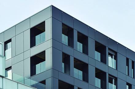 Fachada modular Viviendas Burgos