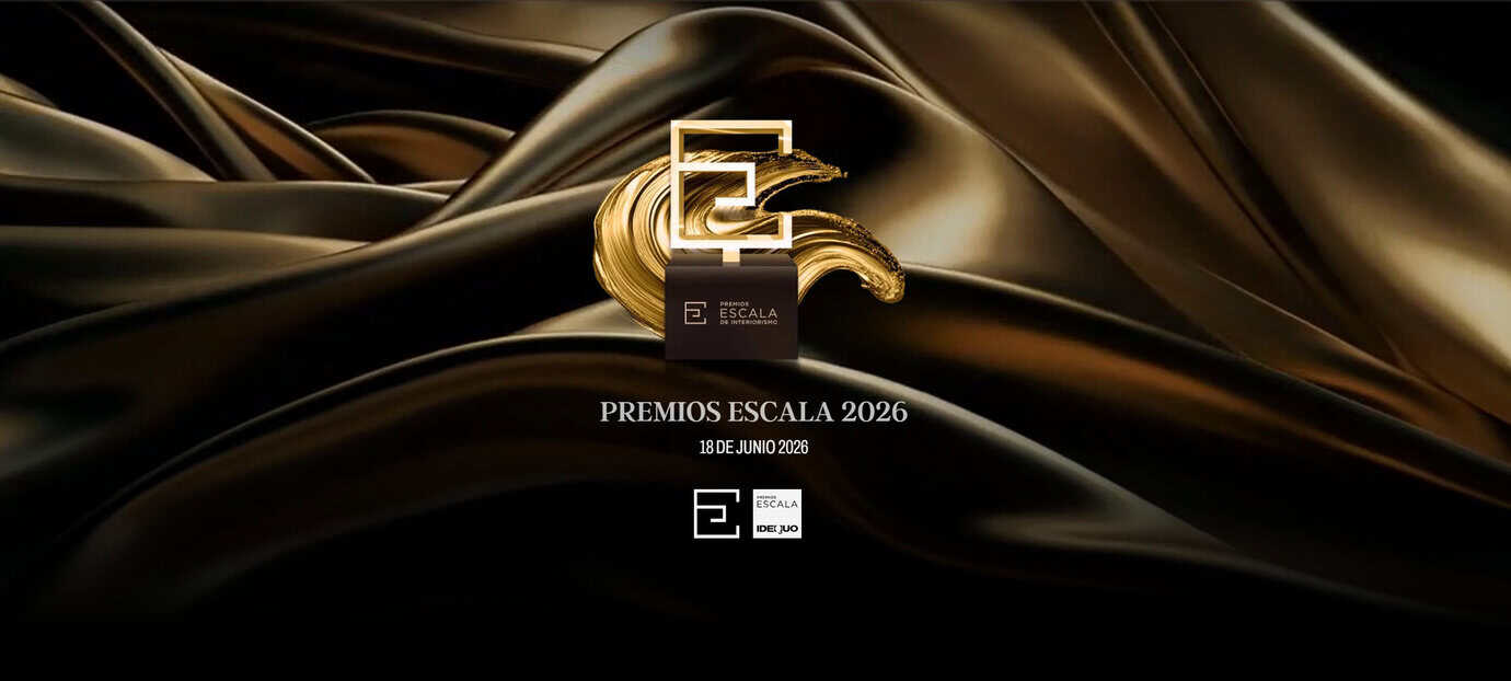 Imagen oficial de los IV Premios Escala de Interiorismo 2026 de IDEQUO, celebrados el 18 de junio en Madrid
