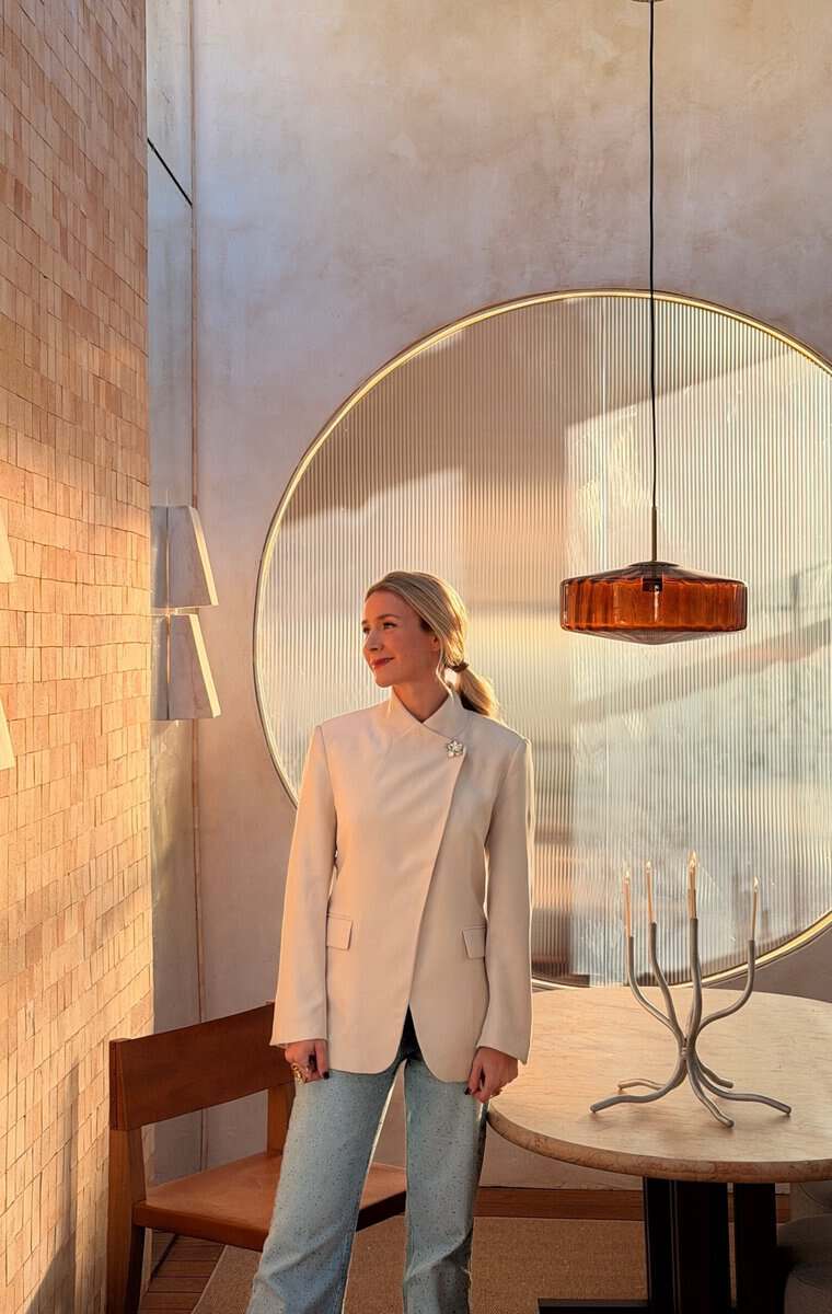 atricia Bustos, diseñadora madrileña ganadora del Premio Proyecto Global en los IV Premios Escala de Interiorismo 2026 por el restaurante Makàà