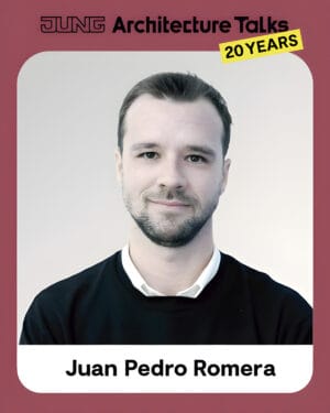 Juan Pedro Romera, director de proyectos del estudio ERRE, ponente en los JUNG Architecture Talks Valencia 2026