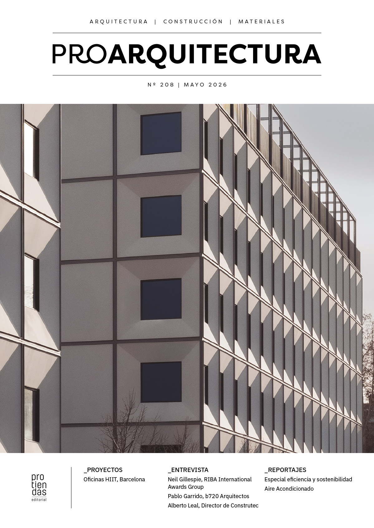 Proarquitectura 208 Especial Eficiencia y Sostenibilidad