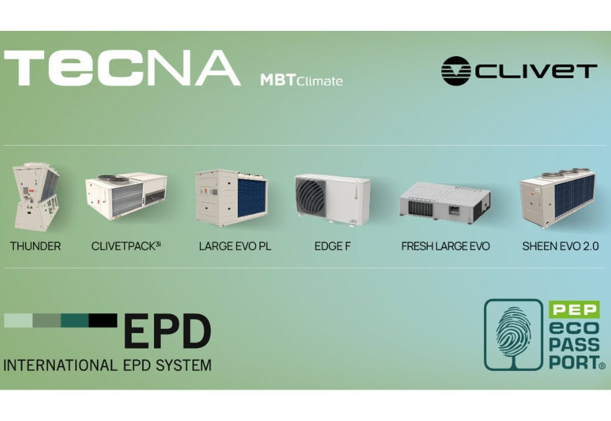 TECNA obtiene las certificaciones ambientales PEP y EPD para sus gamas HVAC | Proarquitectura